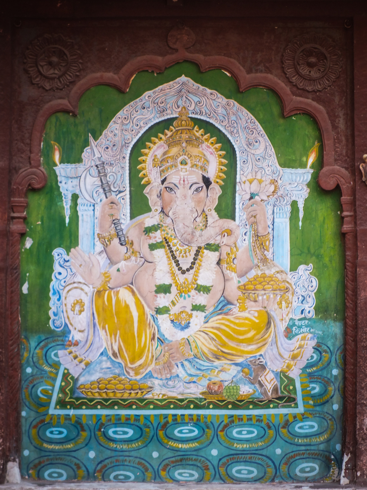 Vishnu graffiti