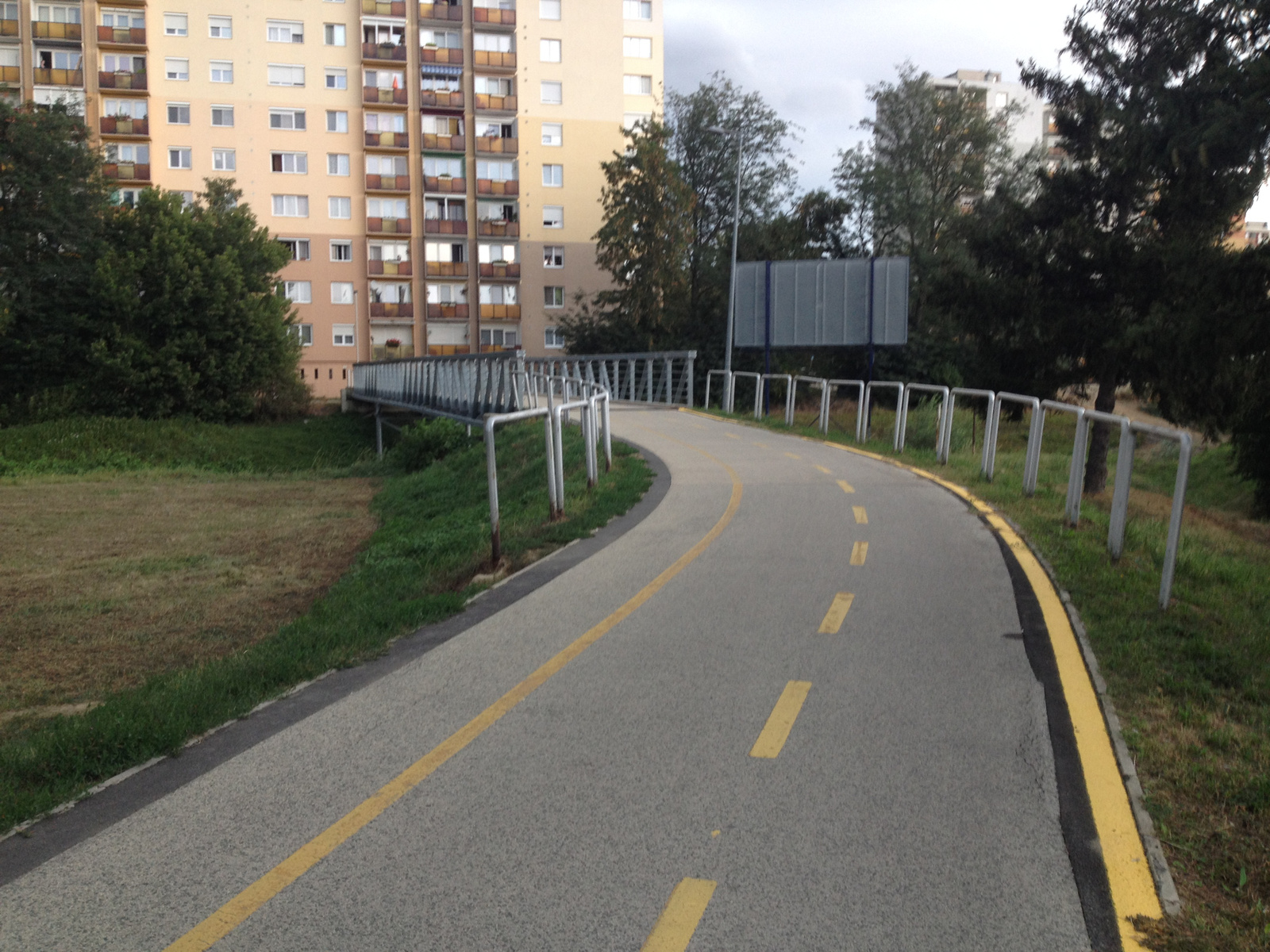 IMG 9863 Szombathely, kerékpáros híd a Perint felett