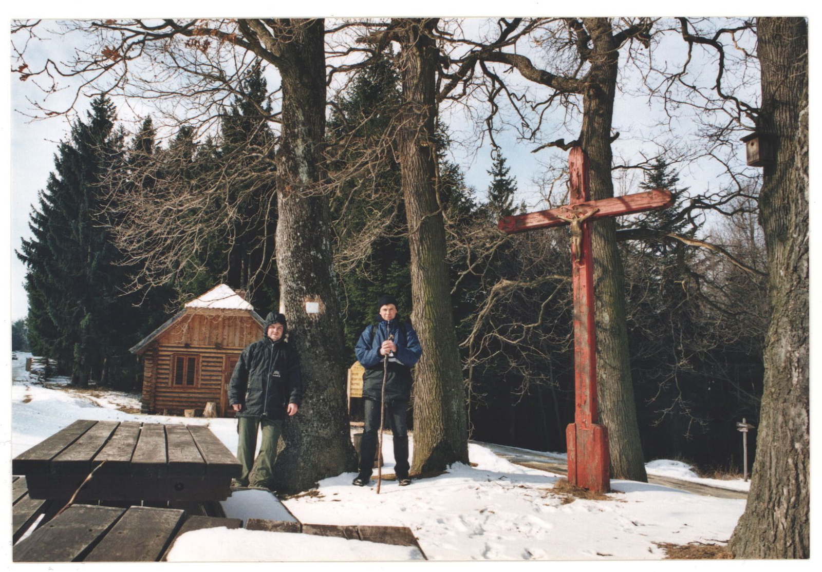 106 Vörös keresztnél, Kőszegi-hegység 2003-02-15