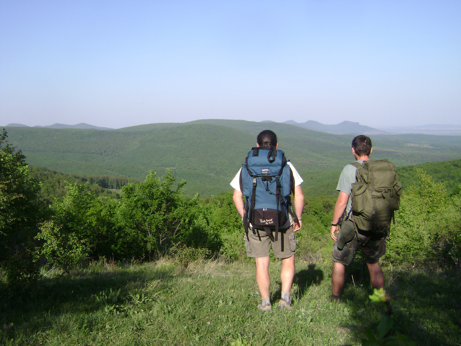 254 Kilátás a zöld Zemplénre a Zsidó-rét közeléből, Makkoshogyká