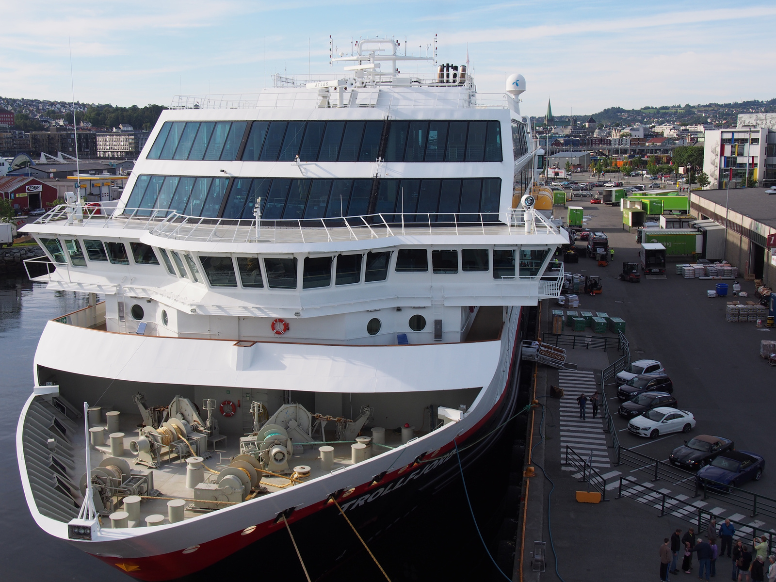 MS Trollfjord in Trondheim