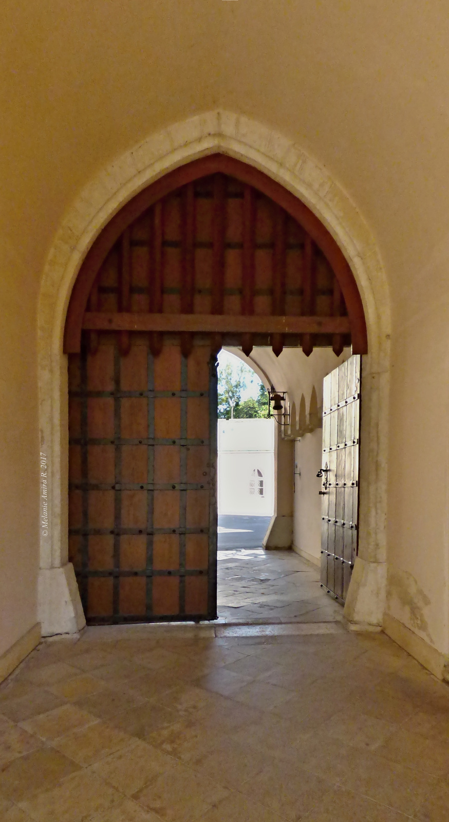 Franzensburg belépő kapuja