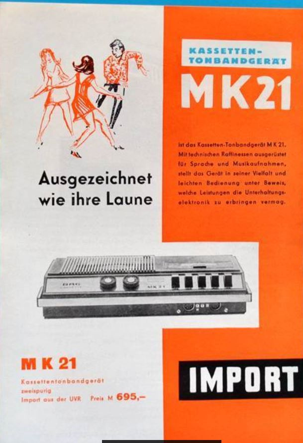 gg590227 BRG MK 21 első kiadás 1969 NDK reklám.