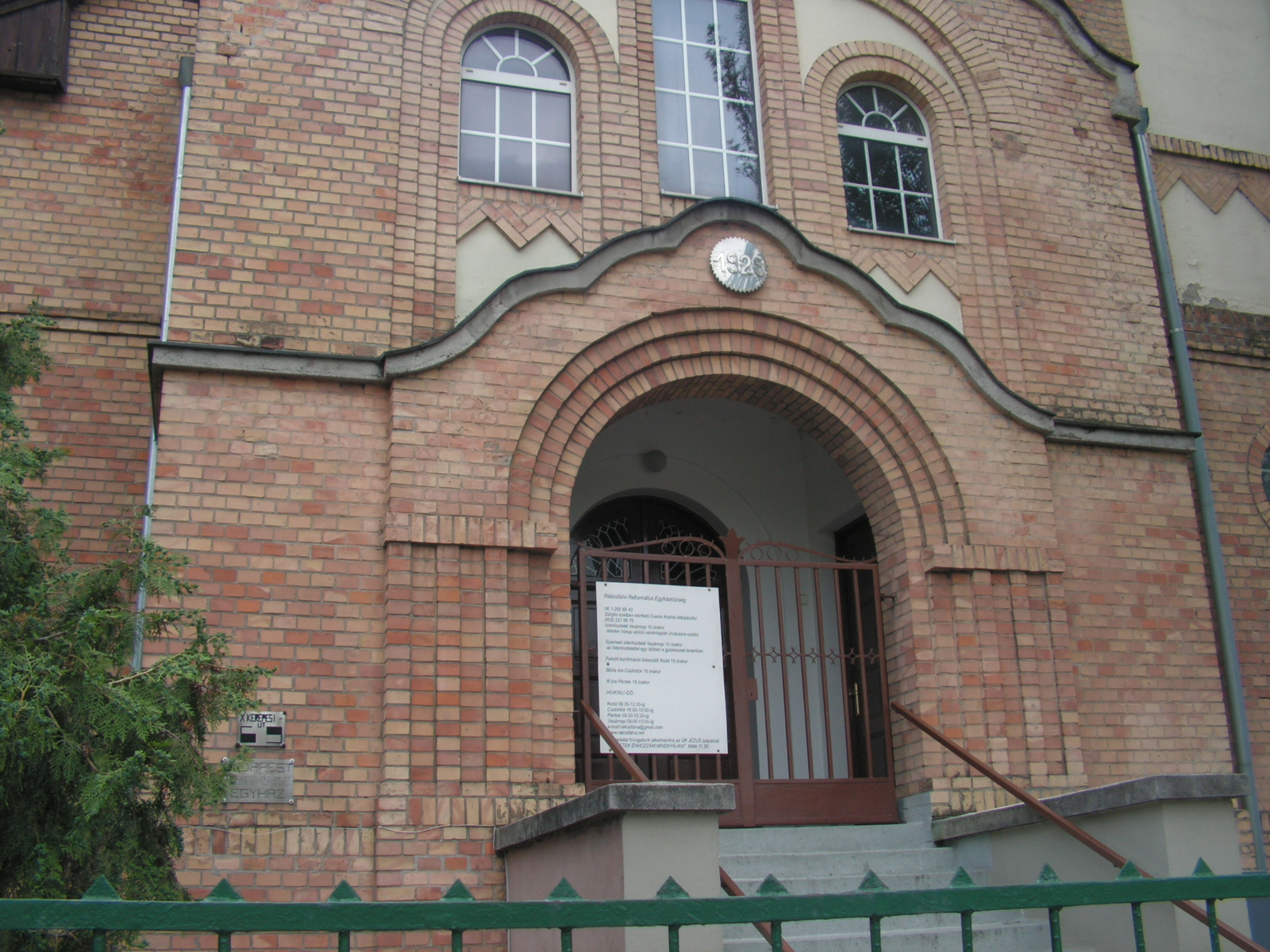 Budapest, Rákosfalvi református templom, SzG3