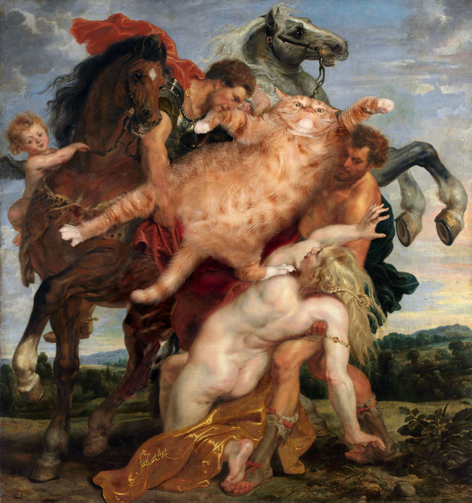 05 Rubens Abduction-of-the-Cat-of-the-Daughter-of-Leucippus-w