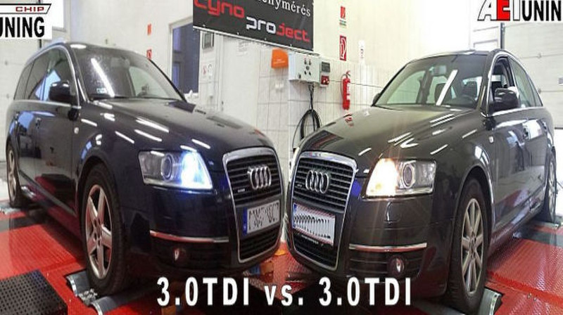 Audi A6 3.0TDI DYNO VS DYNO