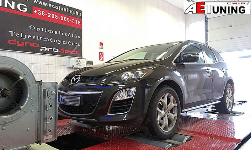 Mazda CX-7 chip tuning Dyno tat aetchip autochip