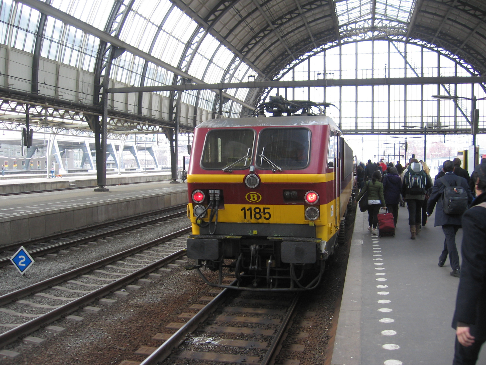 SNCB 1185 Brussel Zuid-Amsterdam Centraal