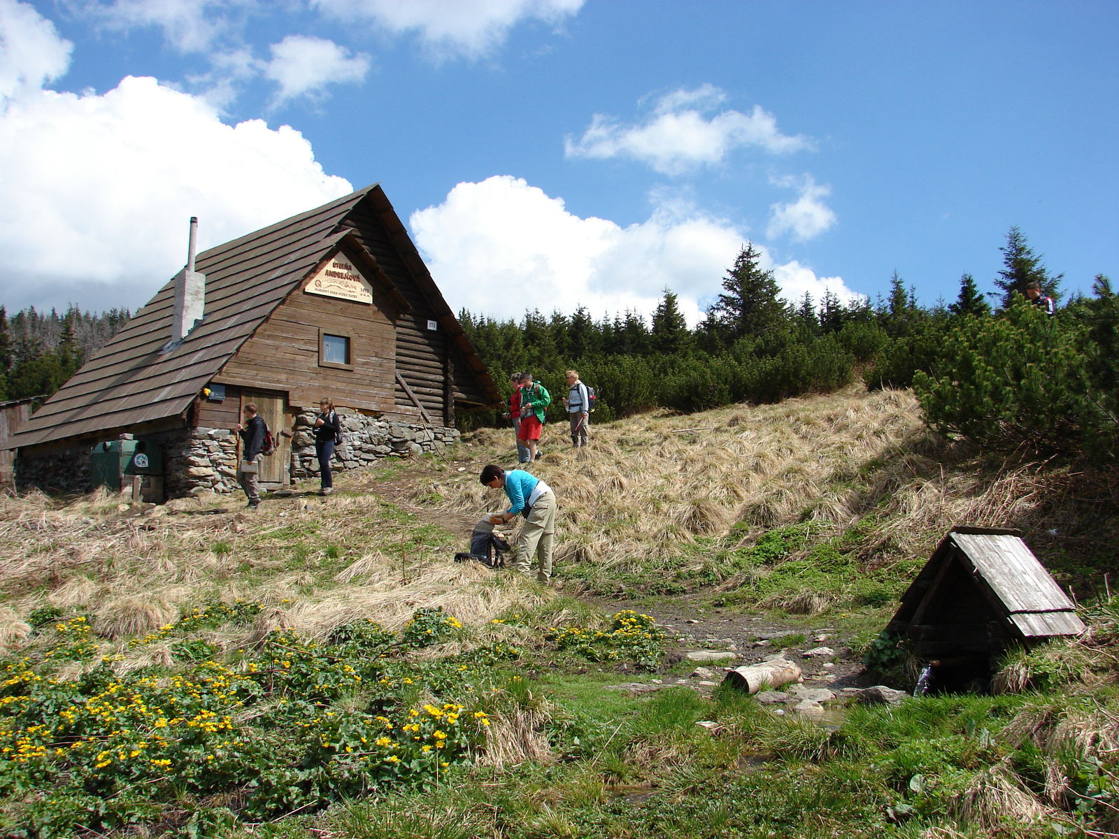 Andrejcová-menedékház 1410 m.