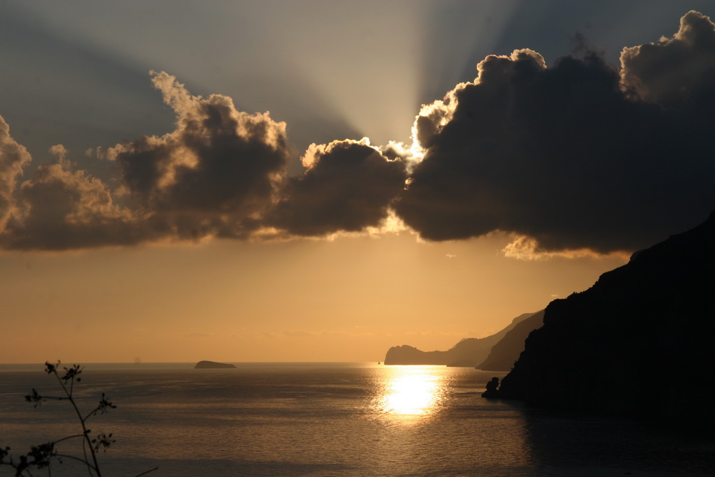 amalfi sunset