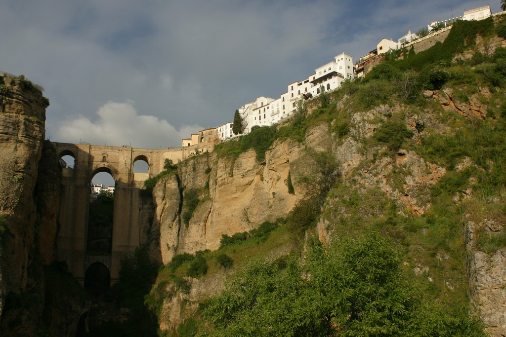 ronda bridge over untroubled water