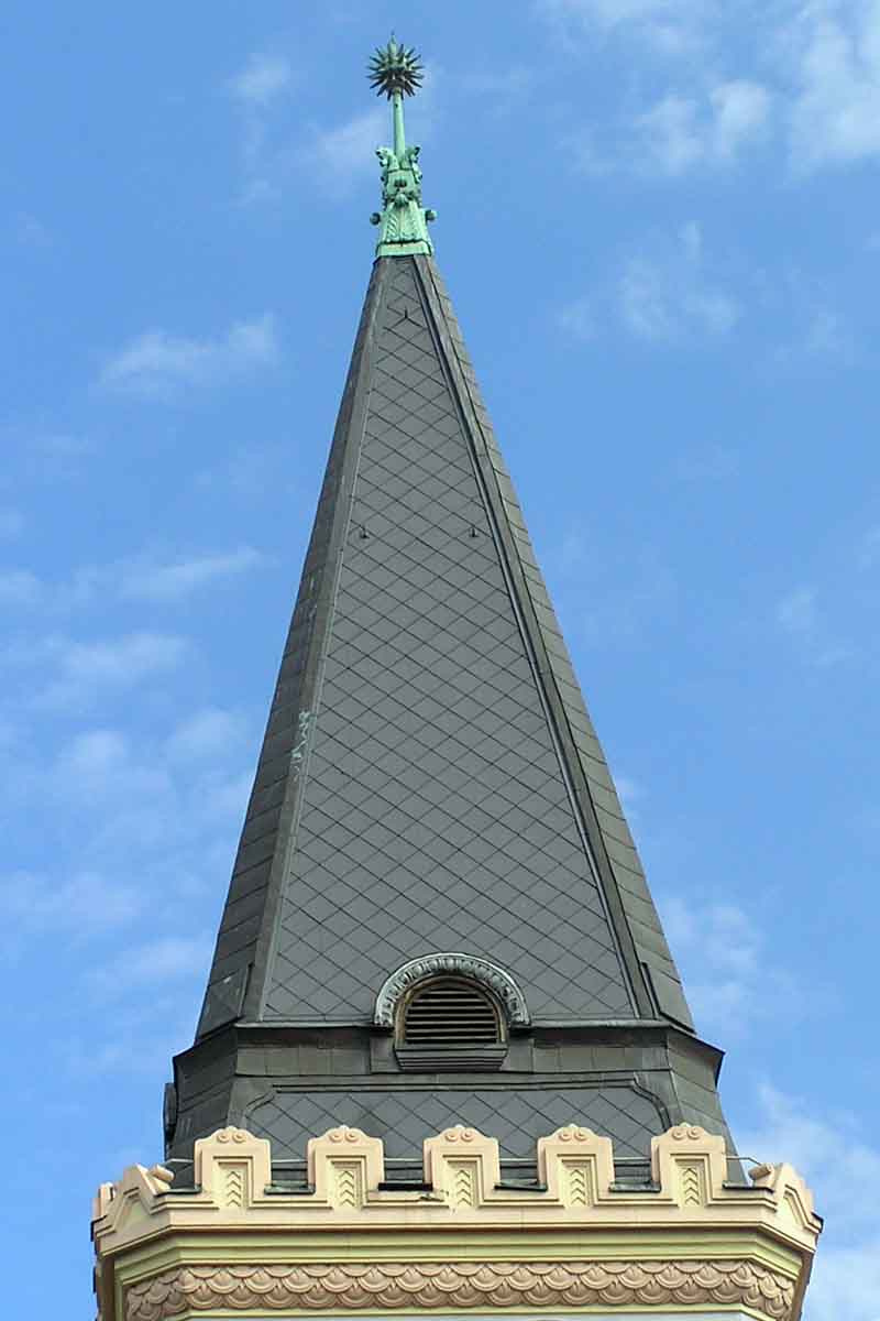 református templom torony