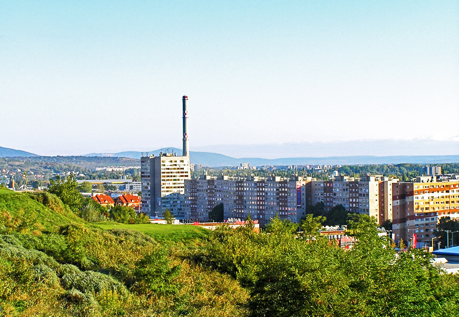 Óbuda reggeli fényben