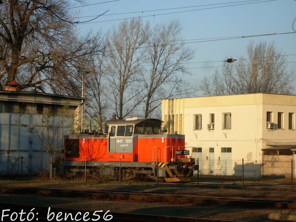 H- MÁV Trakció M47 1231 Kecskemét