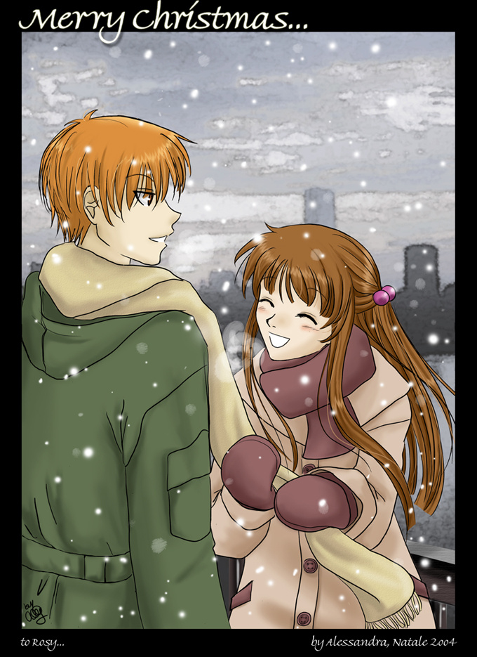 Xmas gift2    Fruits Basket by funny neko