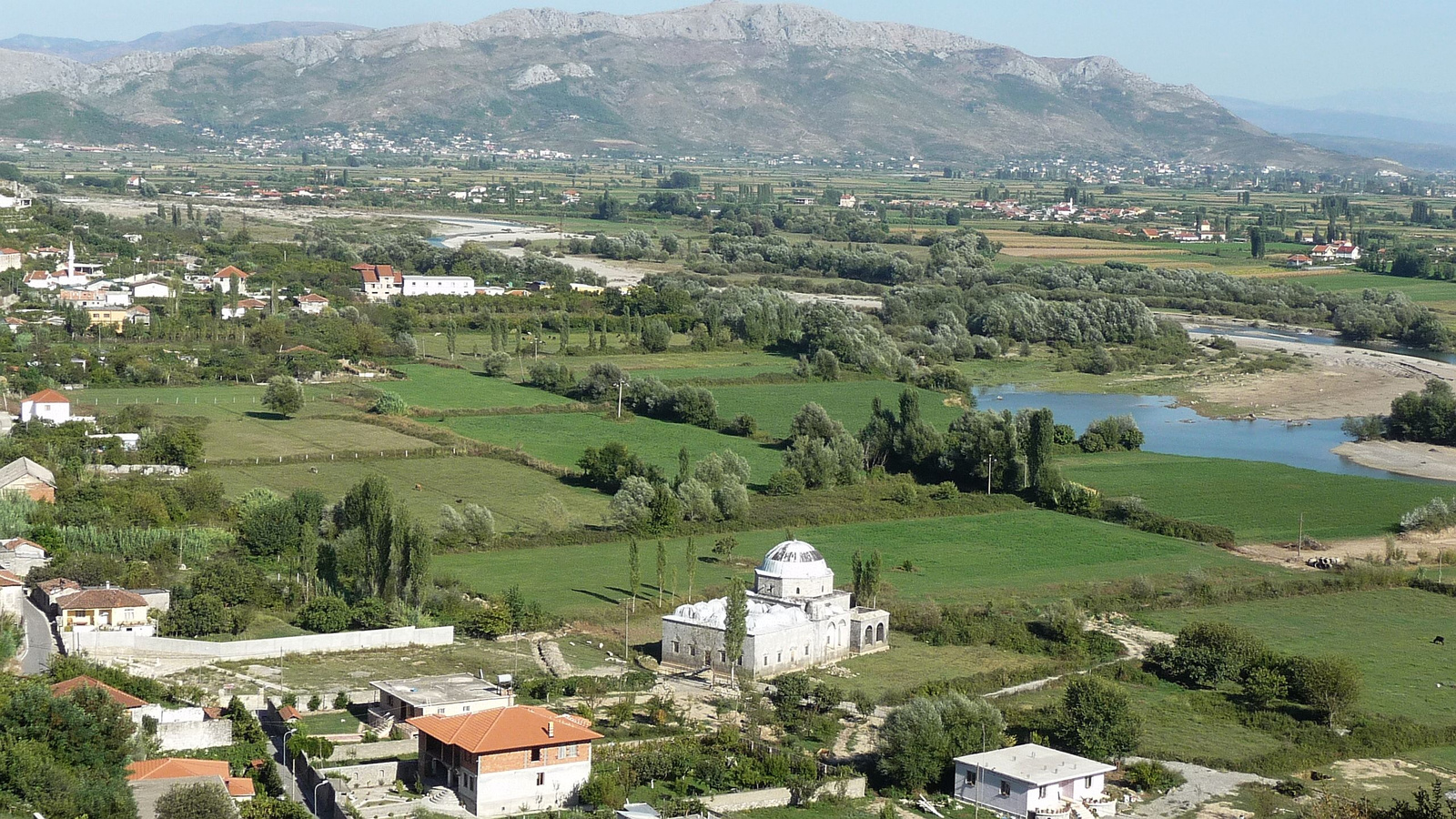 Panoráma Rozafa várából - Shkoder