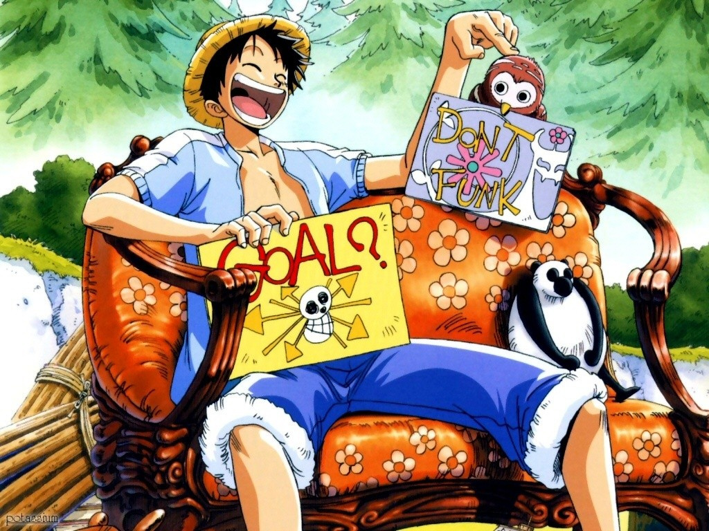 luffy cheerful - anime-8555