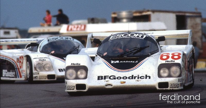 A BF Goodrich csapat két Porsche 962-ese