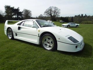 Ferrari F40 fehér