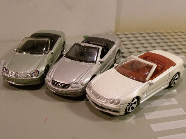 Mercedes 500SL Welly vs Matchbox (32)