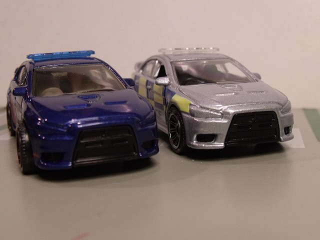 Mitsubishi Lancer EVO X Police Matchbox (16)