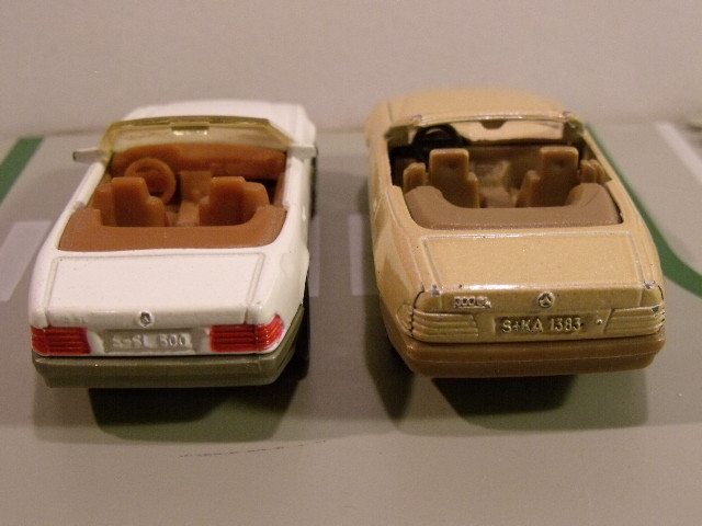 Mercedes 500SL Majorette vs Matchbox (10)