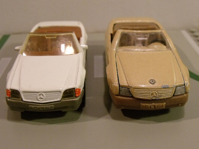 Mercedes 500SL Majorette vs Matchbox (9)