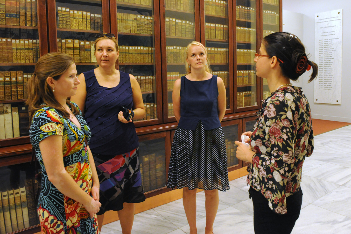 Az Észt Nemzeti Könyvtár delegációja