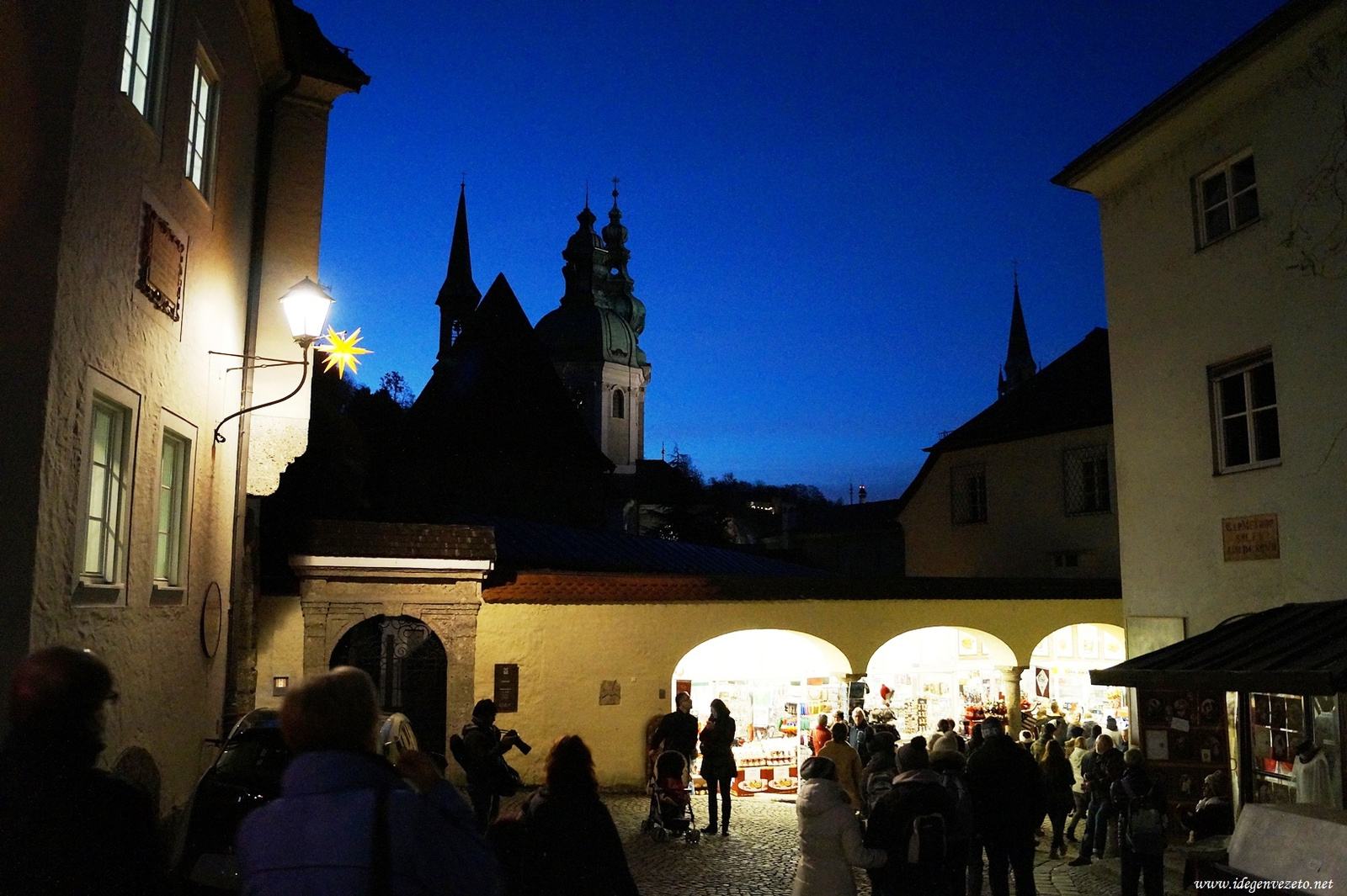 Salzburg Advent kékóra idején