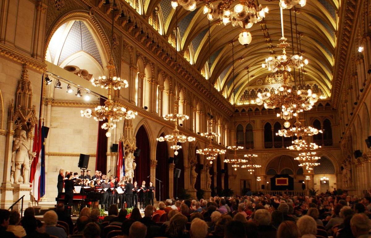 Bécs - Advent 2009. Koncert a Városházán~
