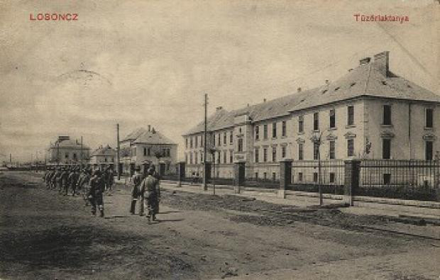 Tüzérlaktanya 1909