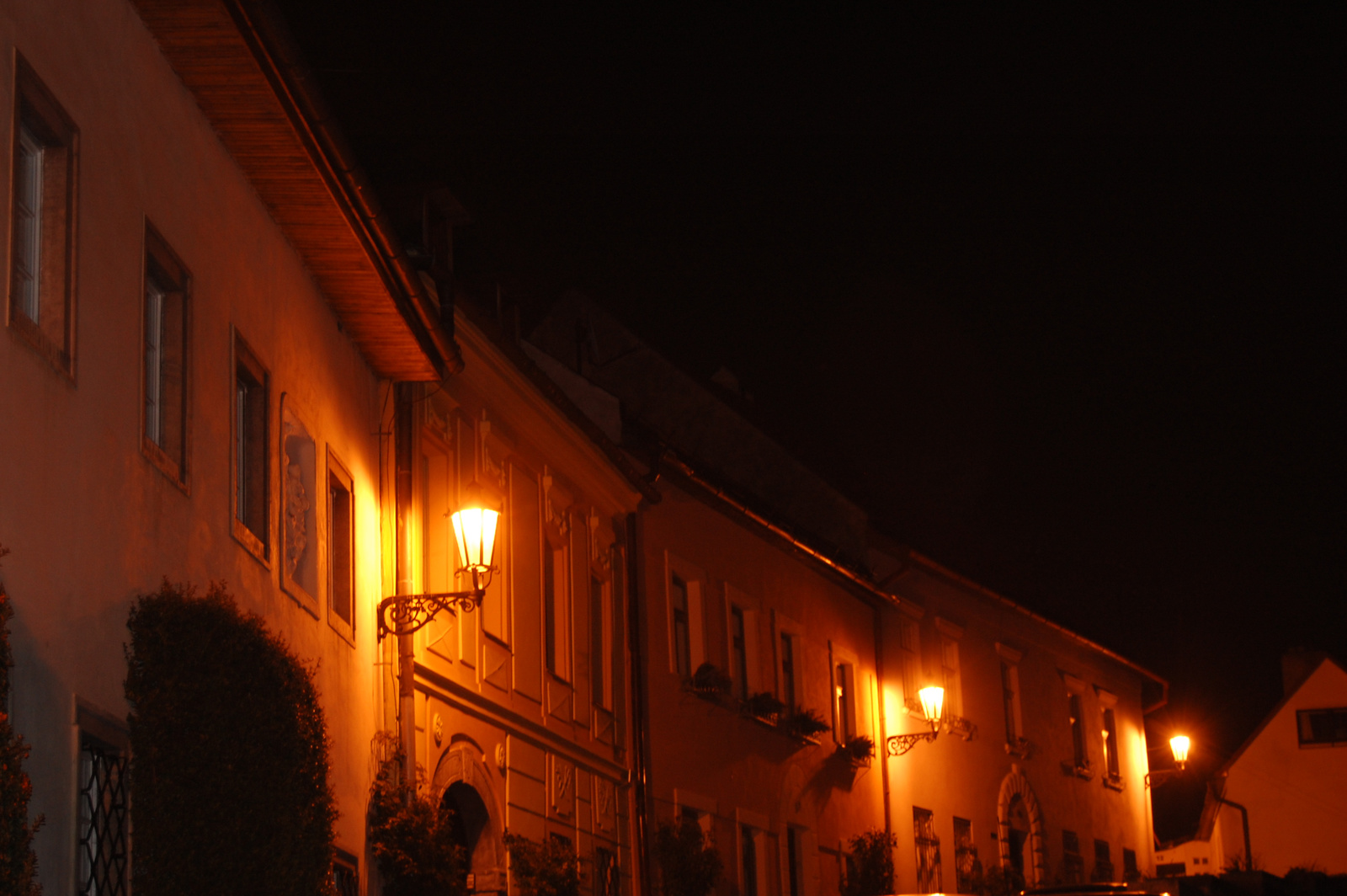 Selmecbánya by night