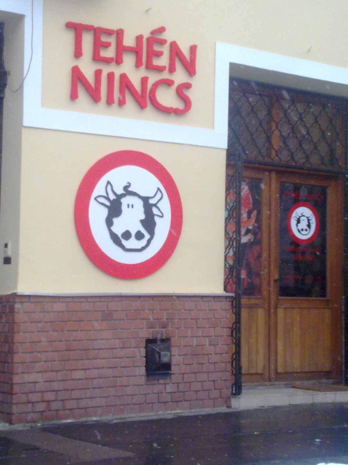 Tehén nincs