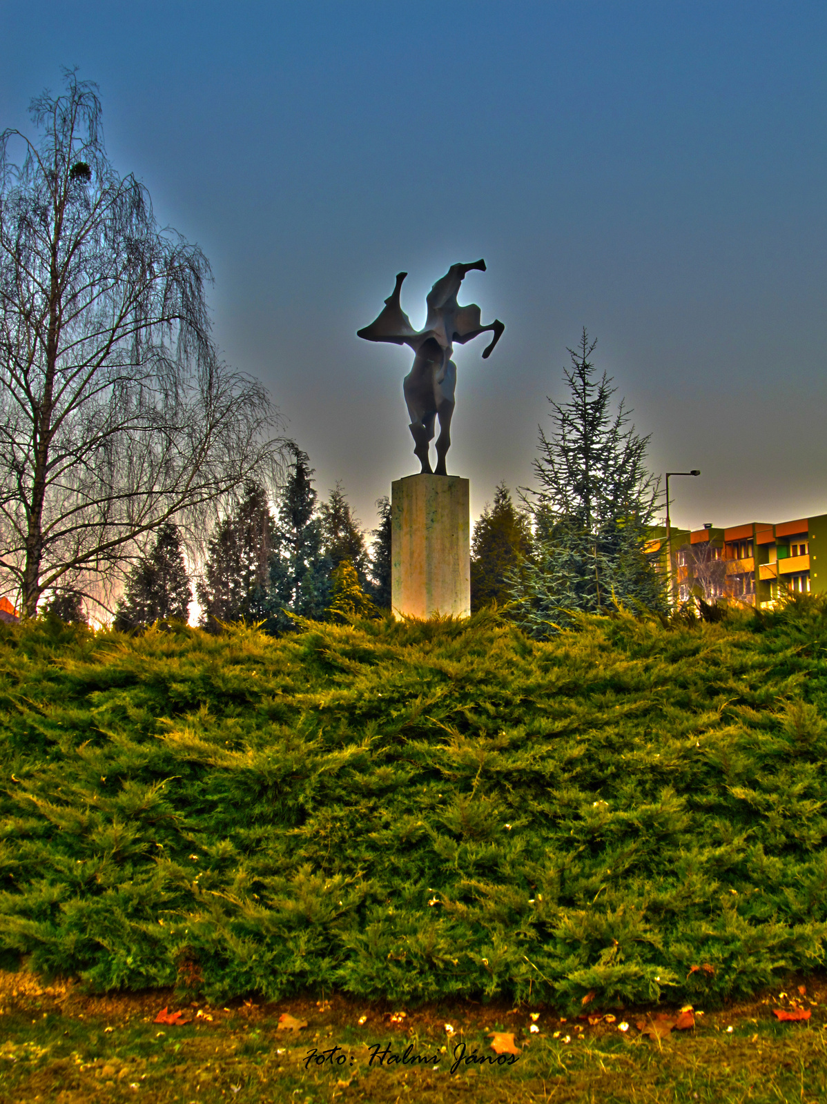 szobor HDR