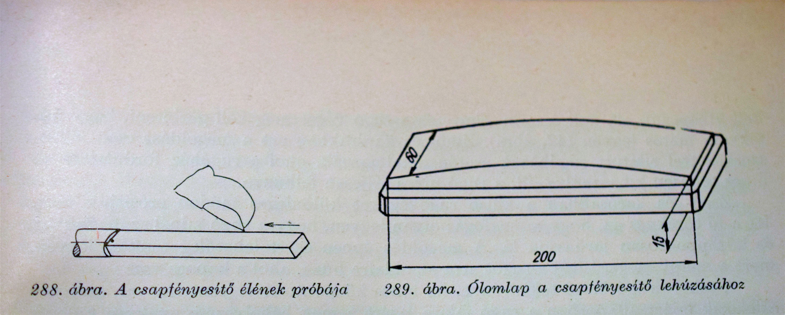 A fényesítőreszelő lehúzása