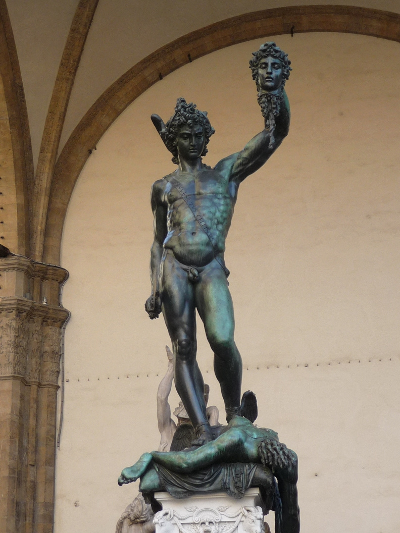 Firenze - Cellini: Perseus a medúza fejjel