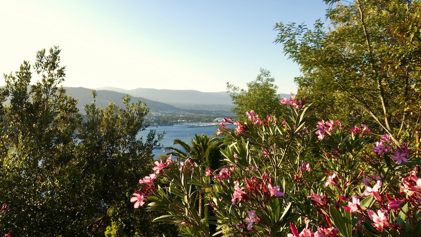 Cote d'azur, Francia Riviera, naplemente