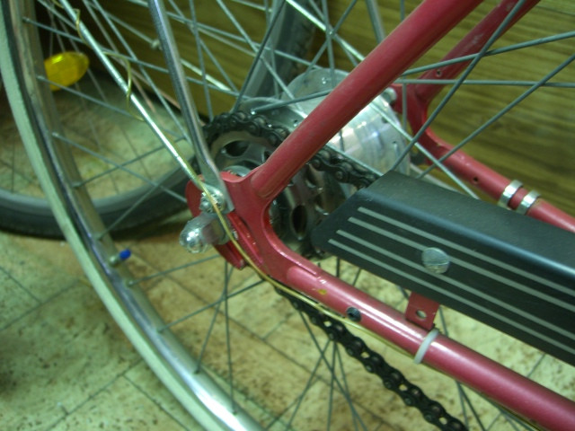 Taifun 7sebessséges agyváltós női használt kerékpár