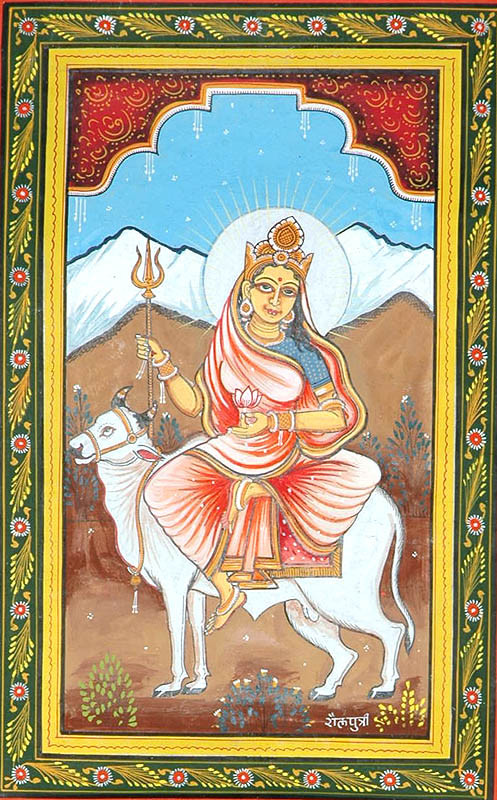 shailaputri navadurga the nine forms of goddess pl03