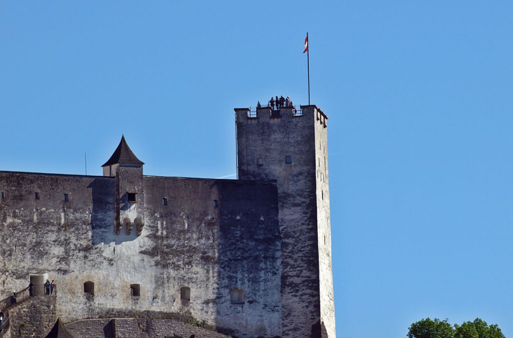 Salzburg, panoráma - kilátó a várban