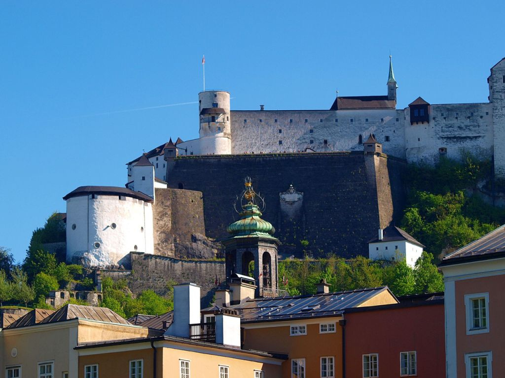 Salzburg, panoráma - vár