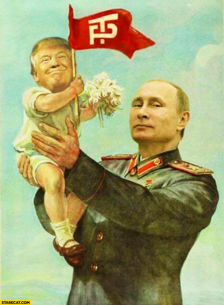 putin-holding-baby-donald-trump-photoshopped-painting