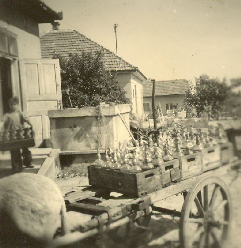 Szikvízüzem. 1950-es évek.