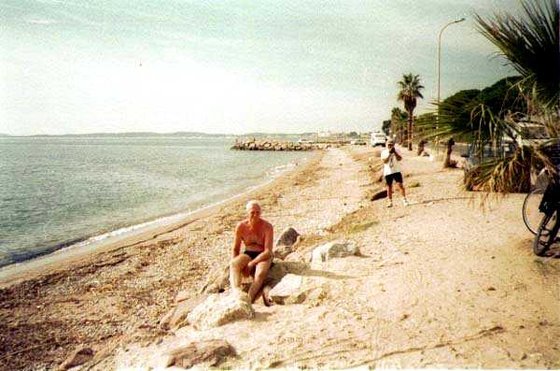 258-Hyeres-Plage, Gabor és Laci