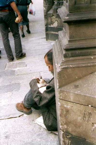 395-Barcelona, hajléktalan