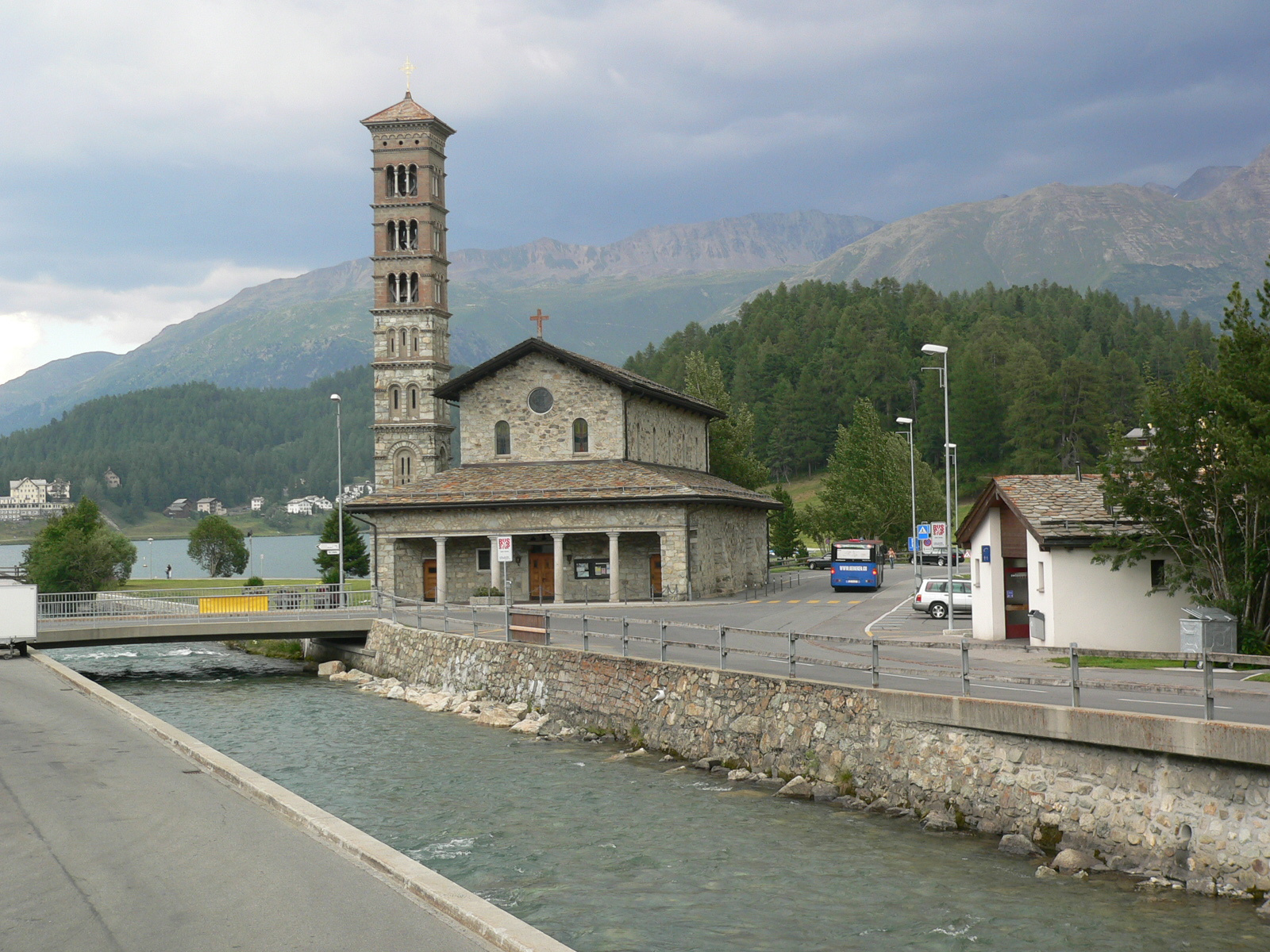 145 - Svájc - St.Moritz-Katolikus templom