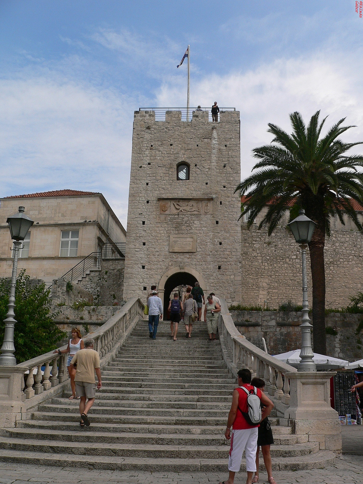 099 - Korcula bejárat az óvárosba