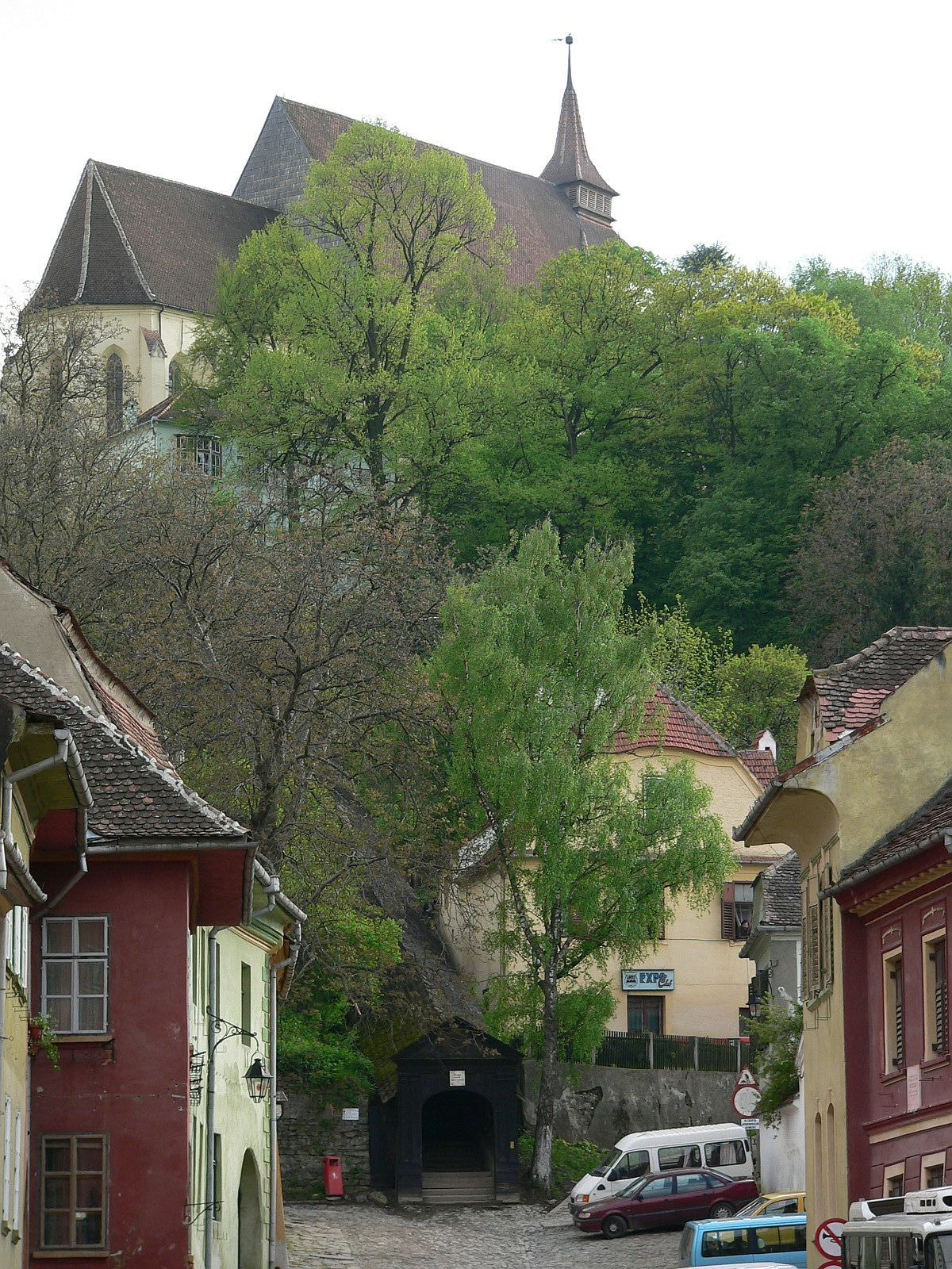 105 - Segesvár - Vártemplom és a Diáklépcső