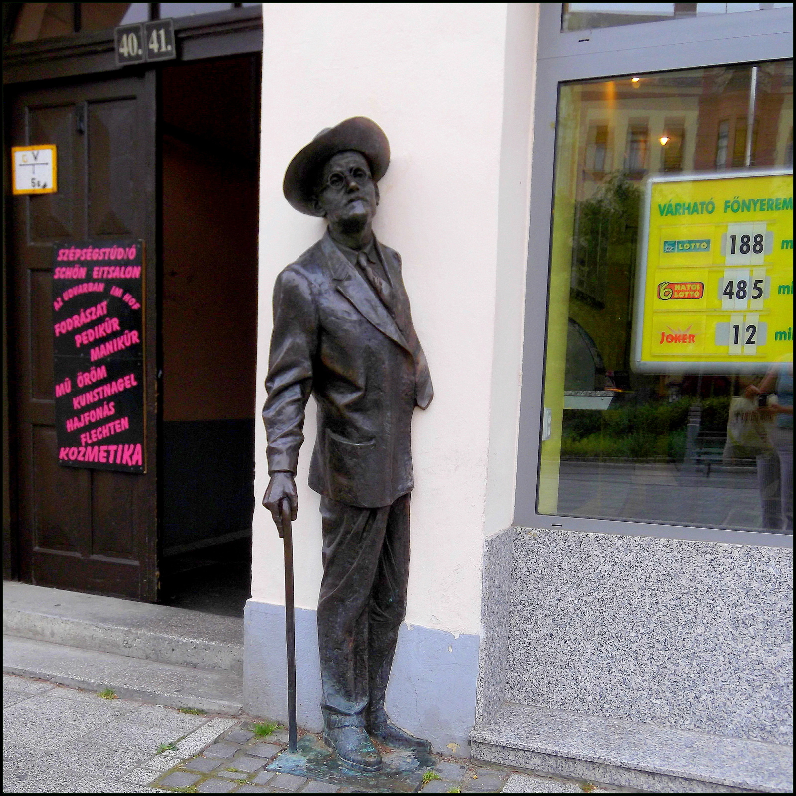 James Joyce szobor