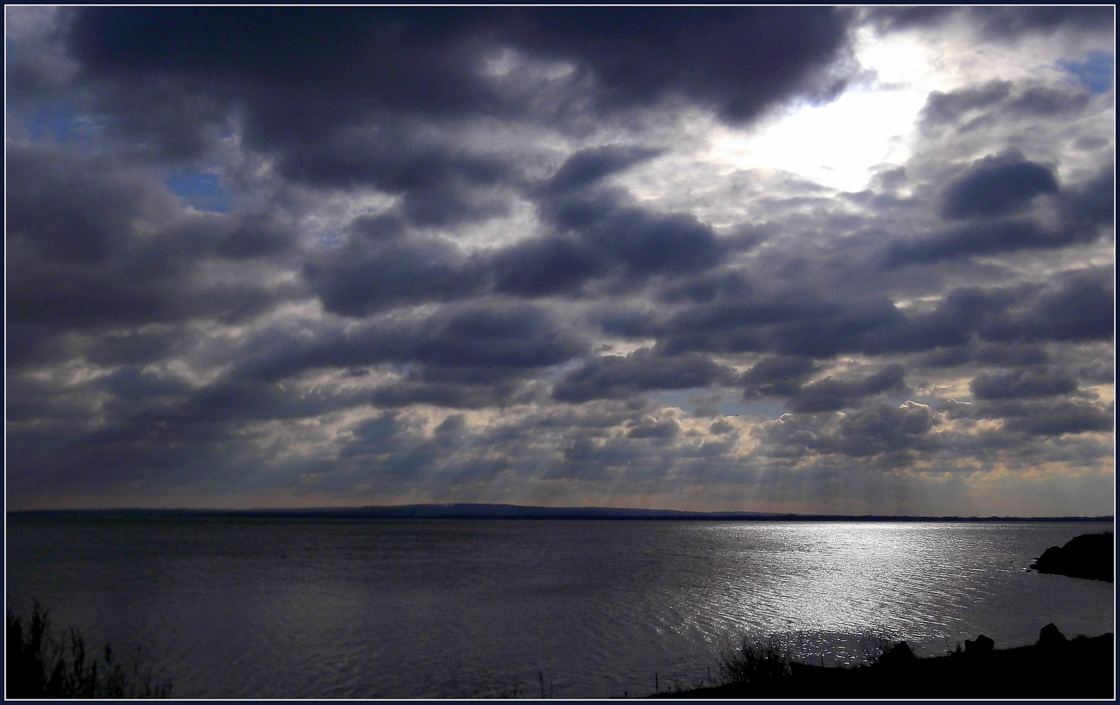 felhők a Balaton felett